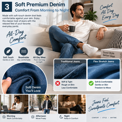 Flex Comfort Slim Straight Jeans