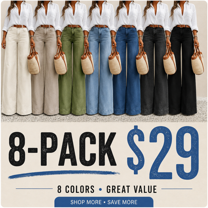 Women's Loose Fit Baggy Oversized Straight Leg Denim Jeans with Pockets